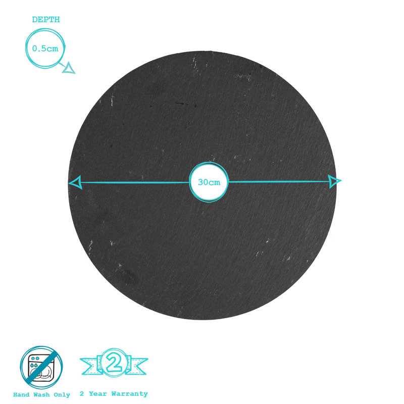 Earthenware Solid Colour Round Placemat