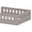 Wooden Platform Bed Frame with Safety Guardrail-128984855