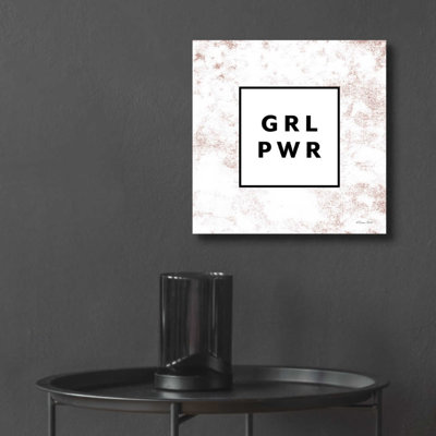 'GRL PWR' by Susan Ball, Acrylic Glass Wall Art