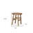 23" Brown Distressed Solid Wood End Table