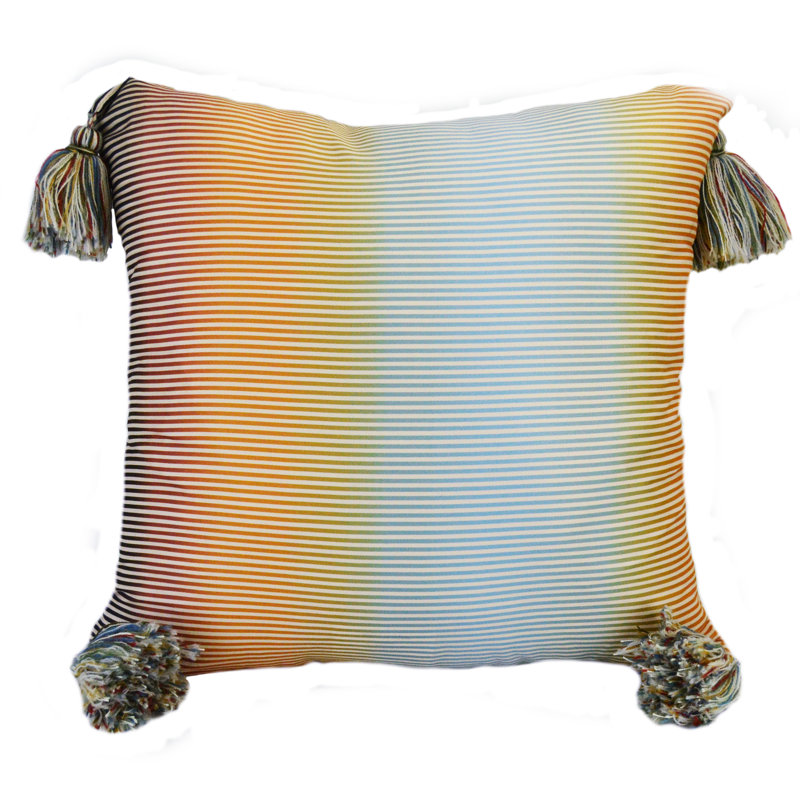 Donna Sharp Natures Collage Ombre Tasseled Decor Pillow