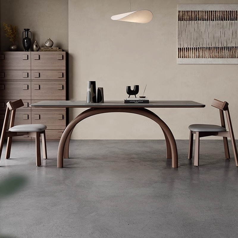Table de salle à manger rectangulaire italienne, H 29,53 po x L 70,87 po x l 35,43 po