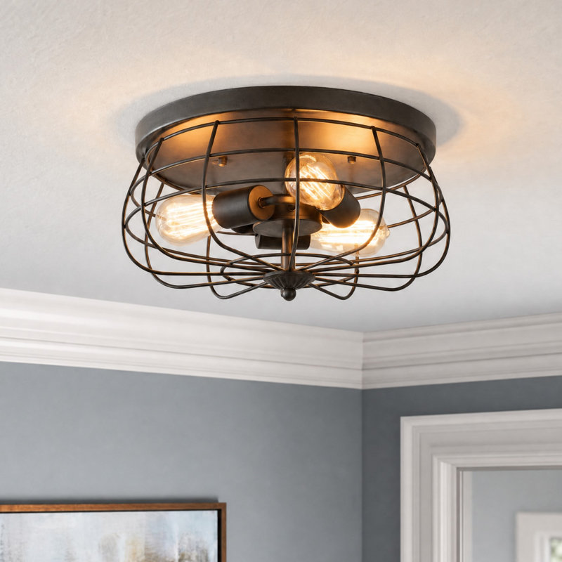 Keaisa Flush Mount, Bronze