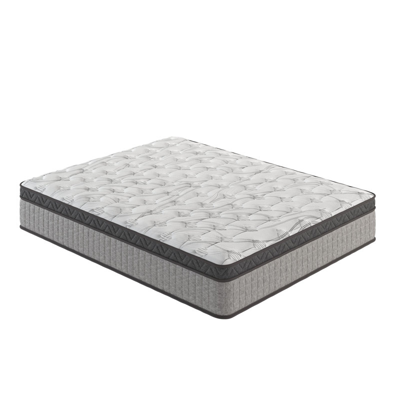 Diamond Innerspring Hybrid and Cooling Gel Memory Foam Mattress, Pressure Relief, and Motion Isolation, CertiPUR-US and Oeko TEX Certified
