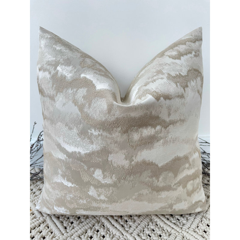 Abstract Square Cushion Cover, Dark Grey