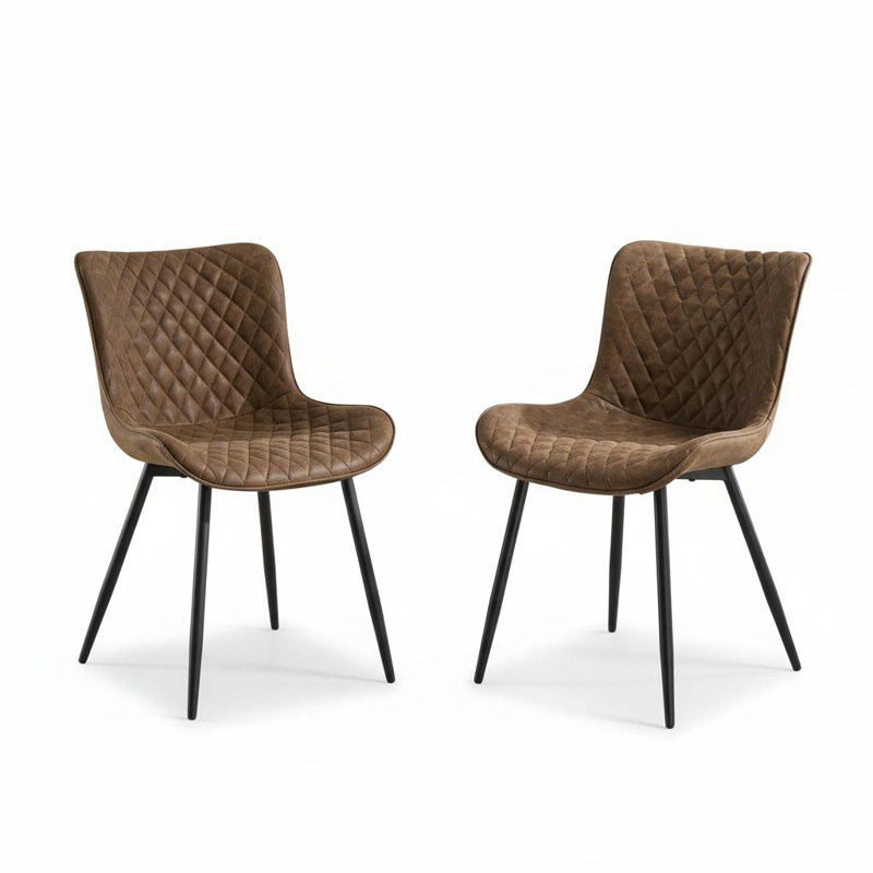 Side Chair in Brown