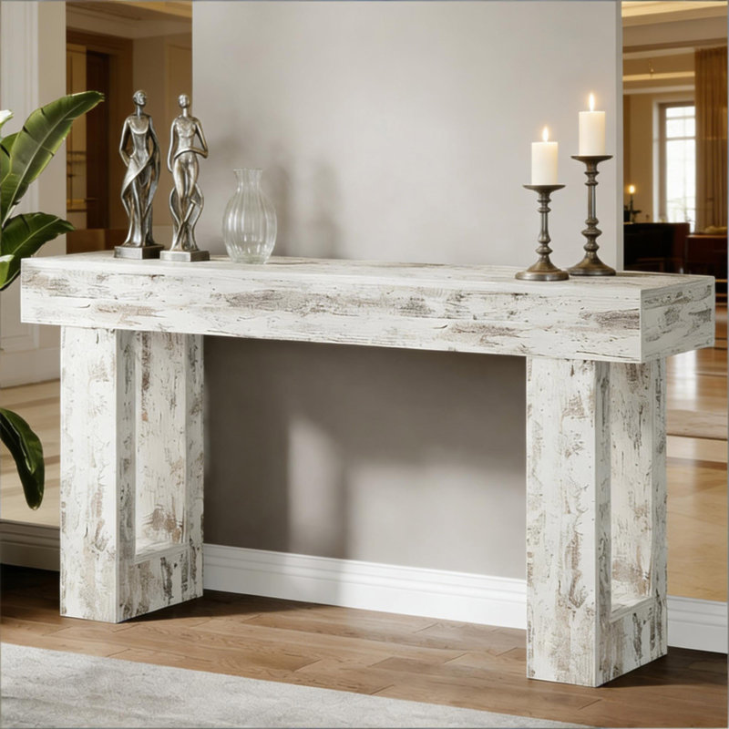 Stable TV Stand,Elegant Console Table,Wooden Side Table