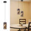 1 - Light Black LED Cylinder Pendant