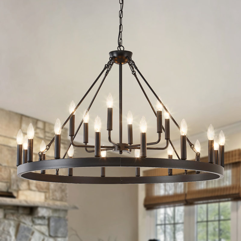 Lustre noir 23,62 po