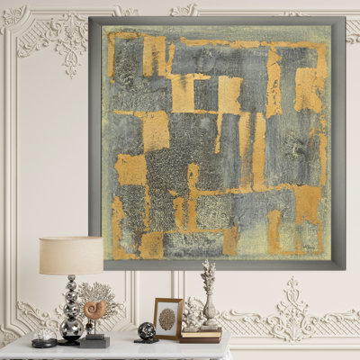 Glam Metallic Form II - reproduction d'art sur toile encadrée