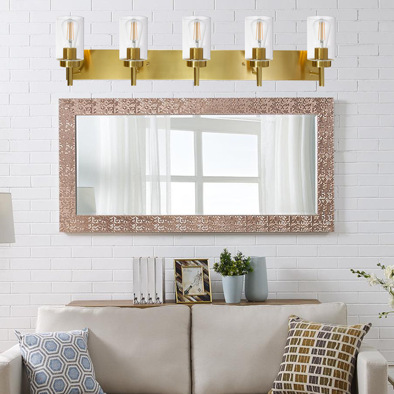 Phanto 5 - Light Dimmable Vanity Light, Brass