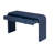 Modern Console Table With 2 Grooved Storage Drawers – Fluted Entryway Table With Rounded Silhouette