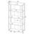 4-Shelf Bookshelf