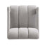 Ensemble de 2 fauteuils avec accoudoirs en forme de L et tissu en polyester 26,3 po-472252963