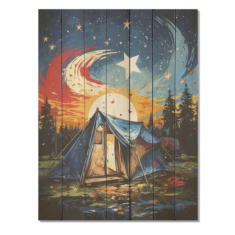 Prairie Camp Sunset Getaway II - voyage de camping sur bois, H 44 po x l 34 po