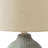 Fera Table Lamp, Green Ceramic Base, Beige Linen Drum Shade, 18 Inch-117054023