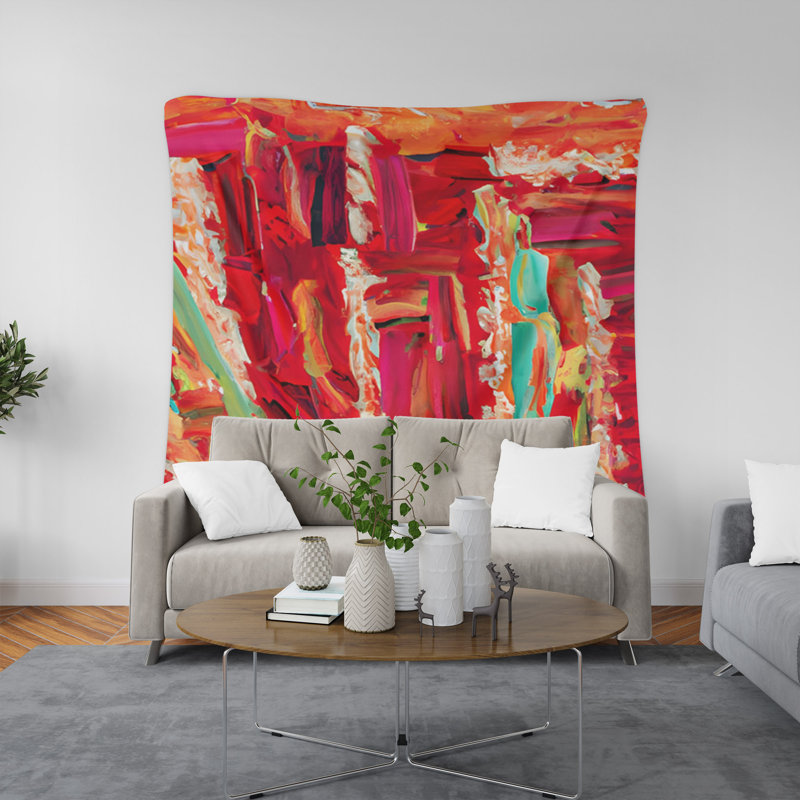 Tapisserie murale, H 88 po x l 104 po