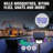 Bell+Howell Monster Solar 2 in 1 Floodlight Bug Zapper, High Powered Pest Control