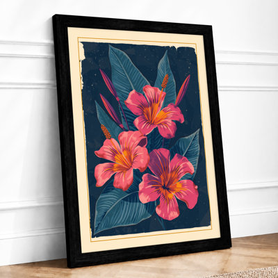 Luminous Blooms Botanical - Framed Print