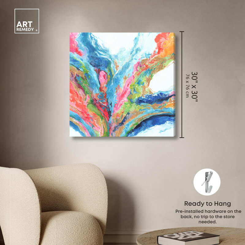 «Dare to Dream», impression sur toile par Art Remedy, H 30 po x l 30 po, Toile tendue avec châssis
