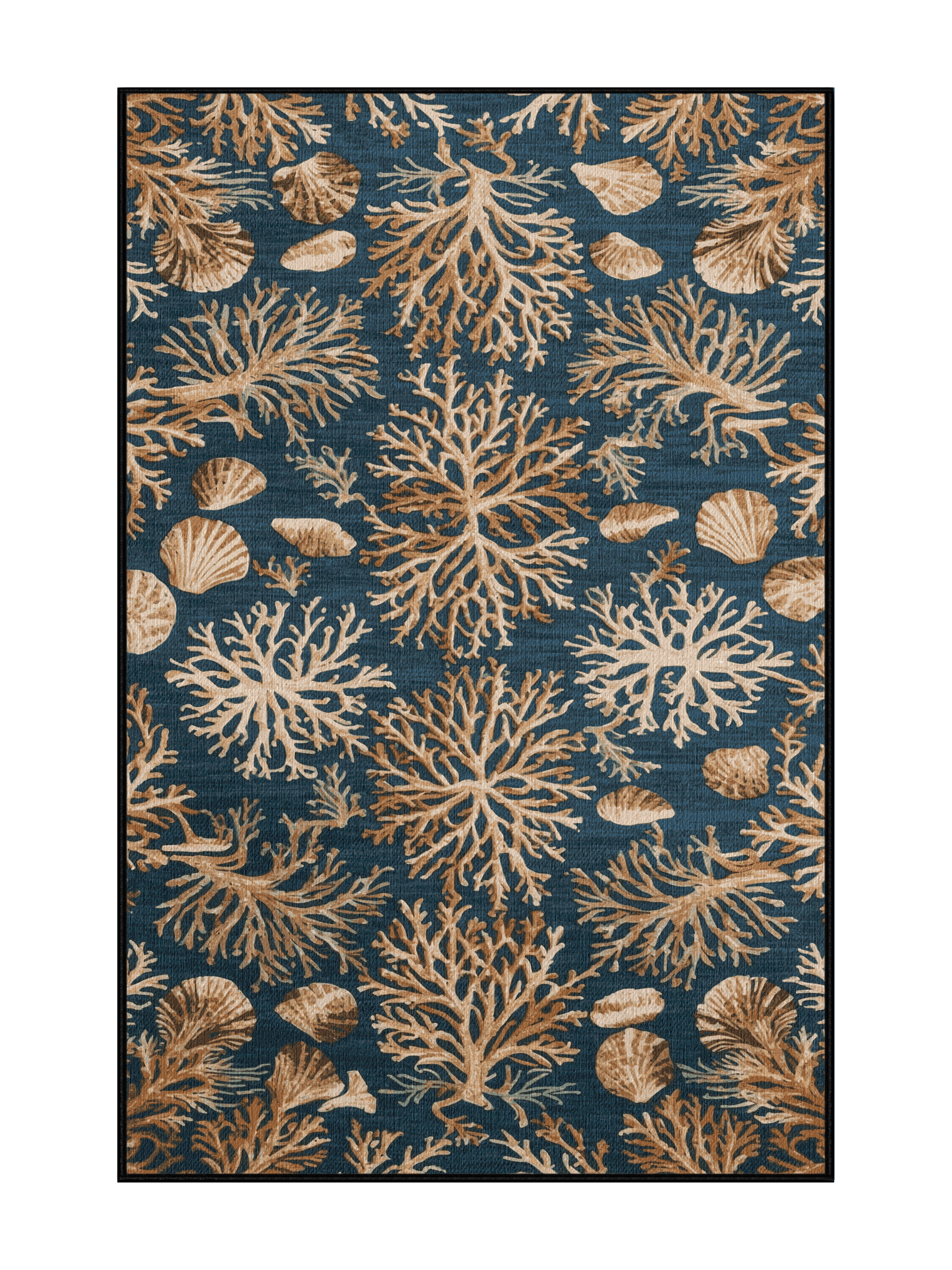 Bayou Breeze Washable Reef Patterns Hawaiian Area Rug | Wayfair