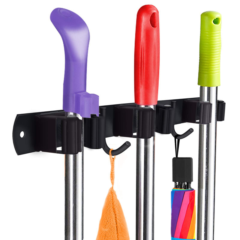 Mop and Broom Holder Wall Mounted