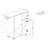Ironing Cart With Rolling Ironing Board, Multipurpose Ironing Cabinet With Wheels, Compact Ironing Solution For Laundry Room, Bedroom,Cloakroom