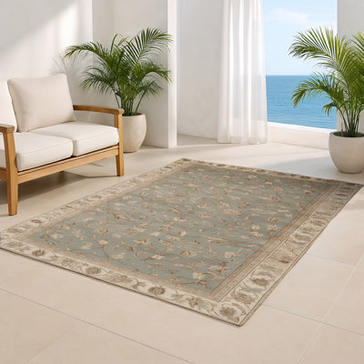 Tapis gris d'intérieur et d'extérieur Tabriz