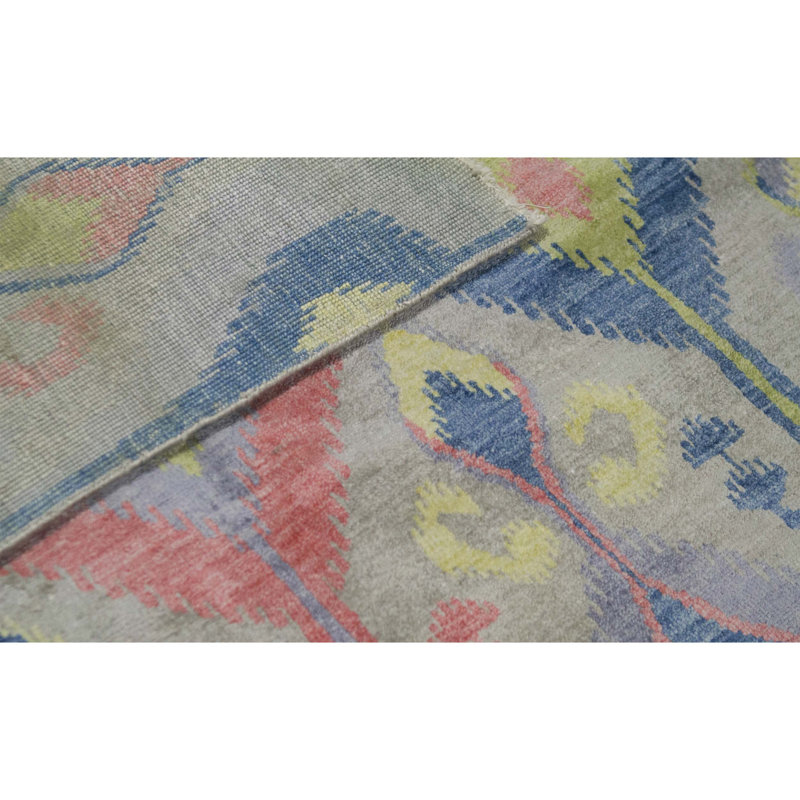 Neo Villa Abstract Area Rug in Yellow/Blue/Red, Rectangle 8'9" x 11'10"