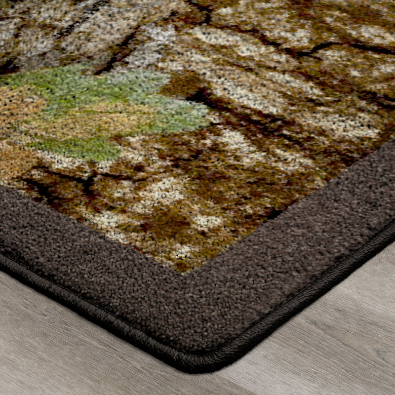Realtree APX Camouflage Area Rug, Rectangle 2'8" x 3'10"