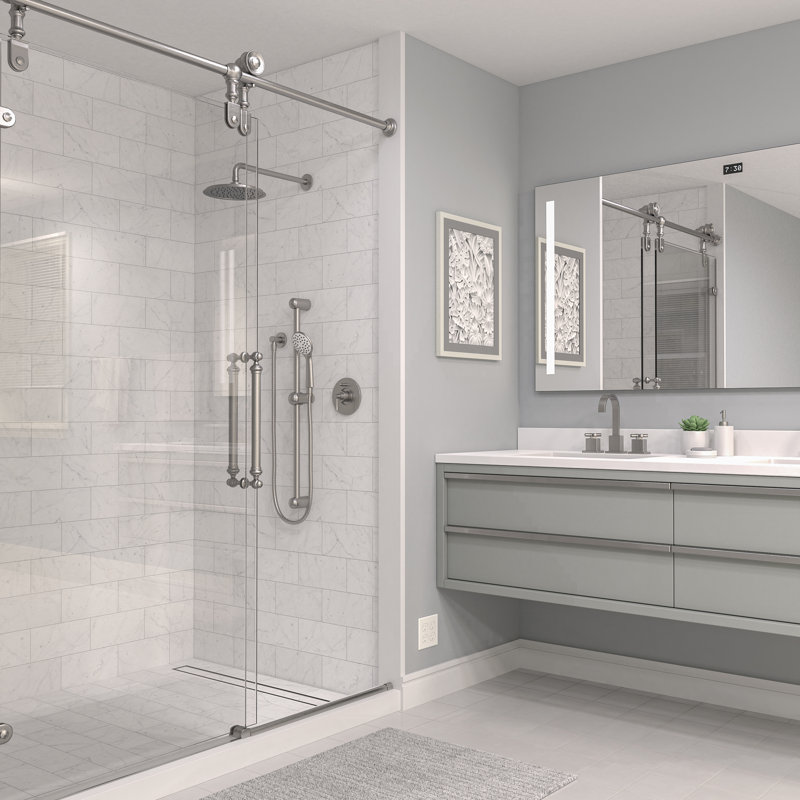 Stainless Steel Linear Shower Drain Tile-in Grate, 36"