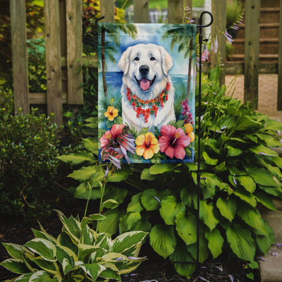 Drapeau de jardin en polyester double face H 15,5 po x l 11,25 po