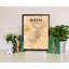 Austin City Map - No Frame Print-1396313098