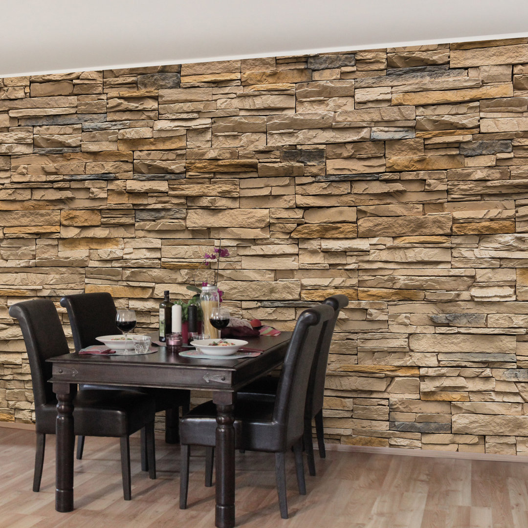 Spokane Andalusia Stonewall 1.9m x 288cm Wallpaper