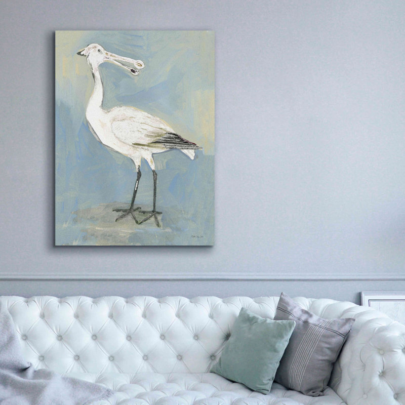 «Sea Bird 1» par Stellar Design Studio, estampe numérique sur toile, H 54 po x l 40 po x P 1,5 po