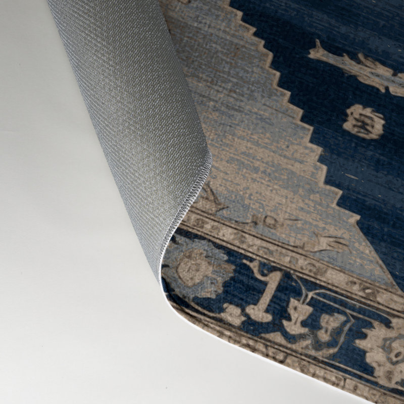 Tapis gris intérieur et extérieur surteint, Rectangle 5 pi x 7 pi