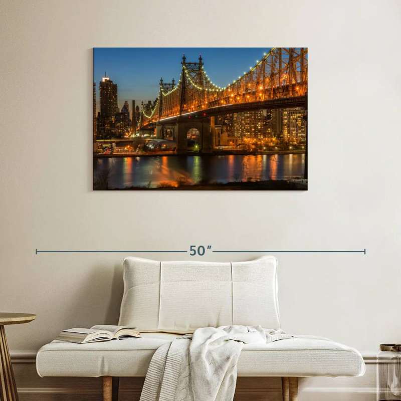 Pont de New York, Queensboro, H 26 po x l 39 po