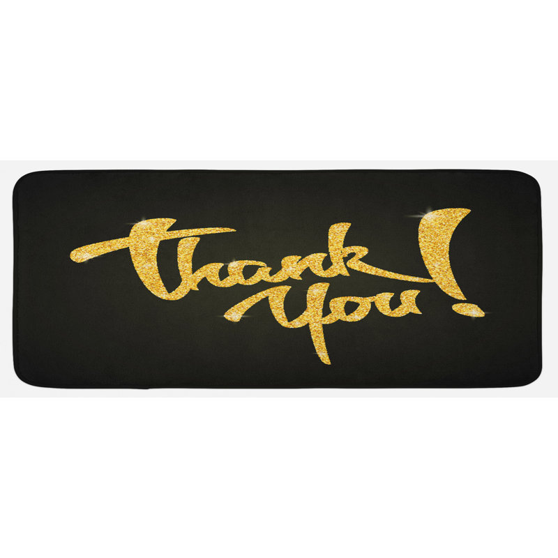 Tapis de cuisine Thank You
