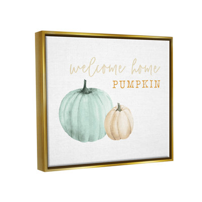 «Welcome Home Pumpkin Expression» par Dogwood Portfolio - impression sur bois