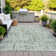 Machine Washable Indoor/Outdoor Bernadette ACN2130 Striped Rug