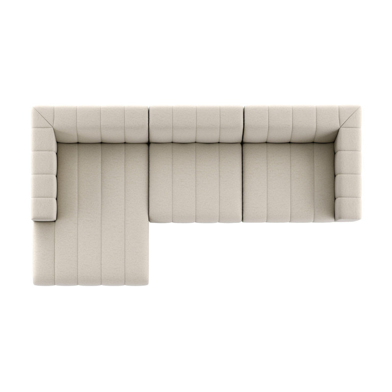 Langham Sofa & Chaise, 28.5" H x 125.5" W x 68" D, Left Hand Facing