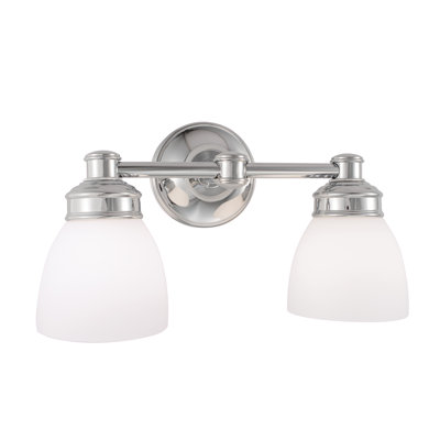 Vineeth 14.75'' Wide 2-Light Sconce - Chrome