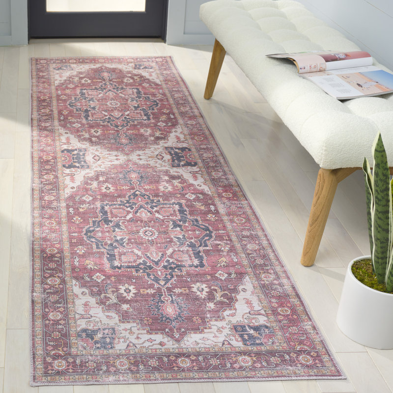 Tapis sud-ouest lavable à la machine Maritess, Tapis de couloir 2 pi 6 po x 8 pi