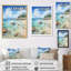 «Eljah Beach», empreintes de pas sur une impression sur toile-1546513200-1546513202