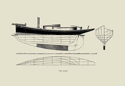 « the dart » par charles p. kunhardt, impression