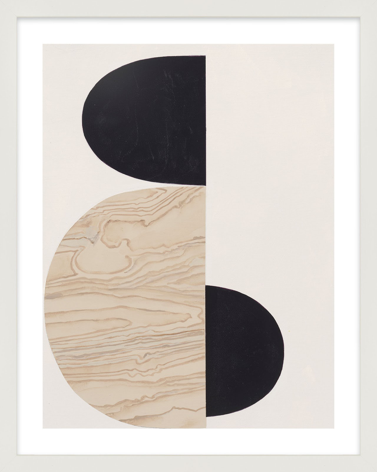 Journey by Lee Lessem, White Framed, 25" H x 20" W