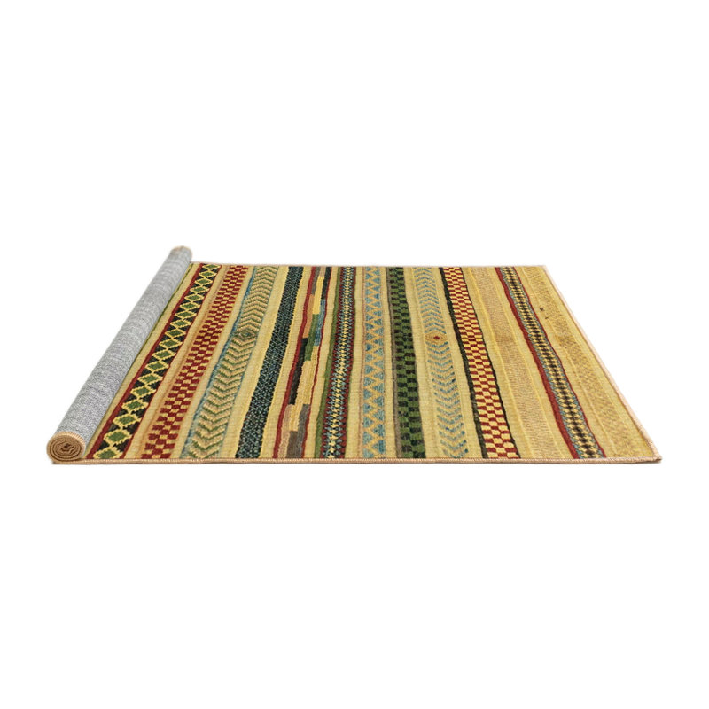 Striped Indoor Rug, Round 7'