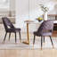 Chaise d'appoint rembourrée en velours (ensemble de 2)-599301123