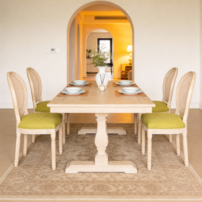 Chaise de salle à manger rembourrée French Country