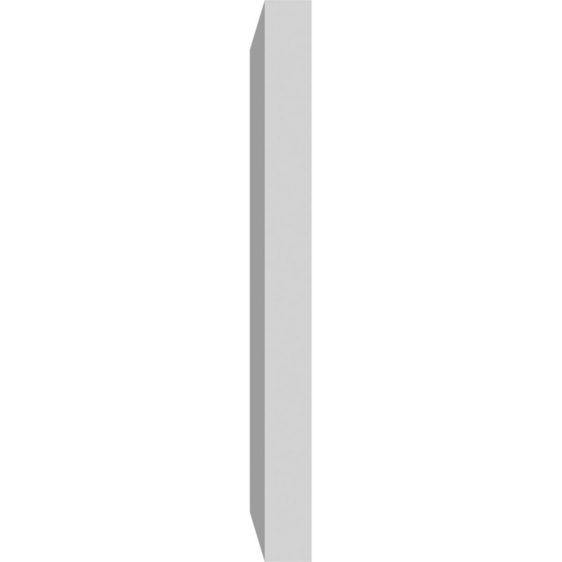 Standard Sedgwick Rosette with Square Edge, 6" H x 6" W x 0.5" D